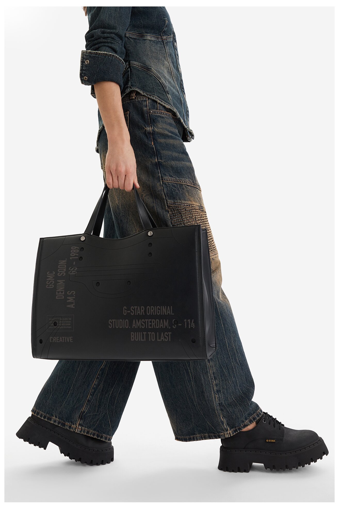 Kézitáska G-STAR RAW EO-XC8677 FEKETE