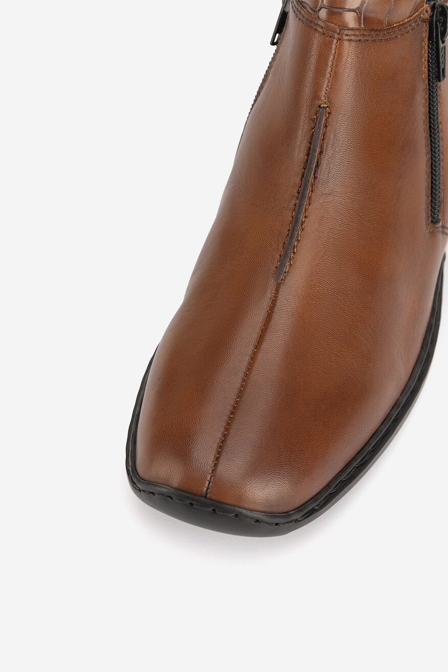 Rieker - Botki skórzane ocieplane - 2230062979770