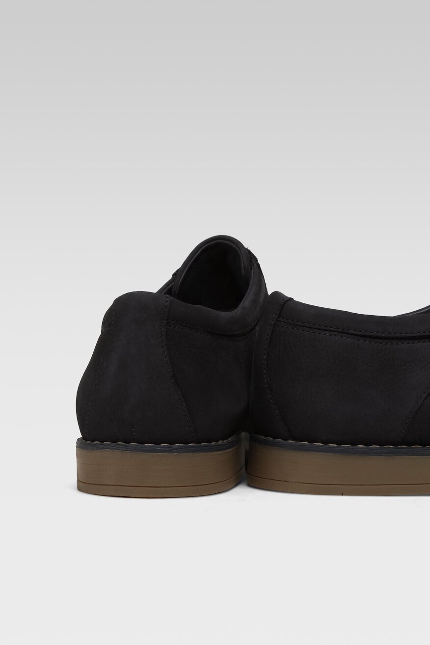 
                Lasocki - Skórzane półbuty granatowe - 5904862571669