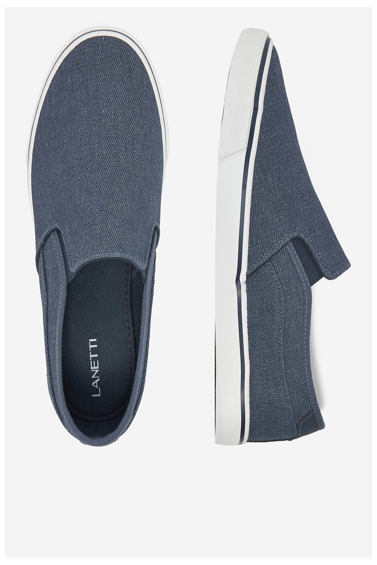 Plátěná obuv Lanetti MS20347-05 DENIM