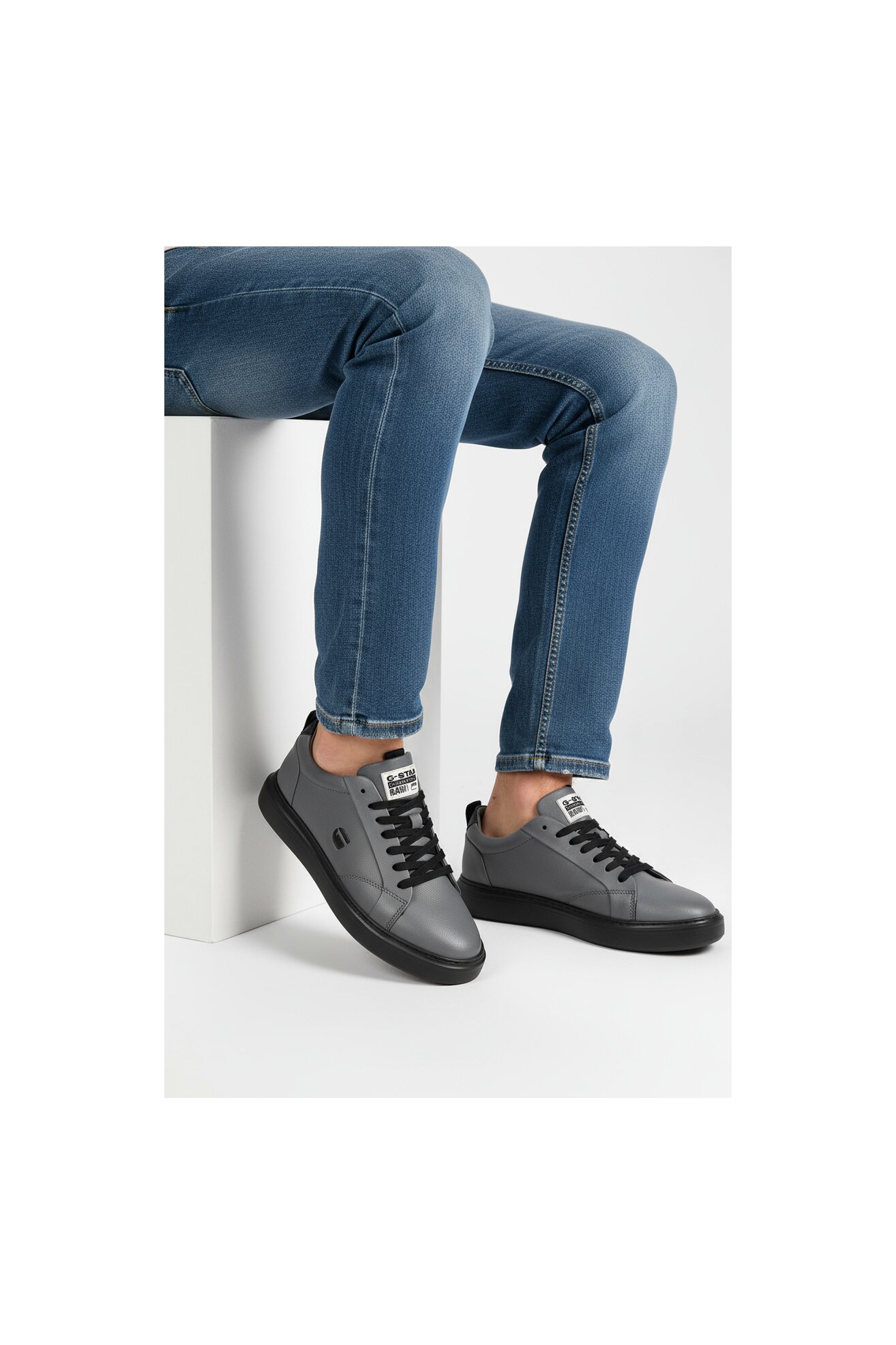 Sneakerși G-STAR RAW EO-LONDON-04 MI08 GRI