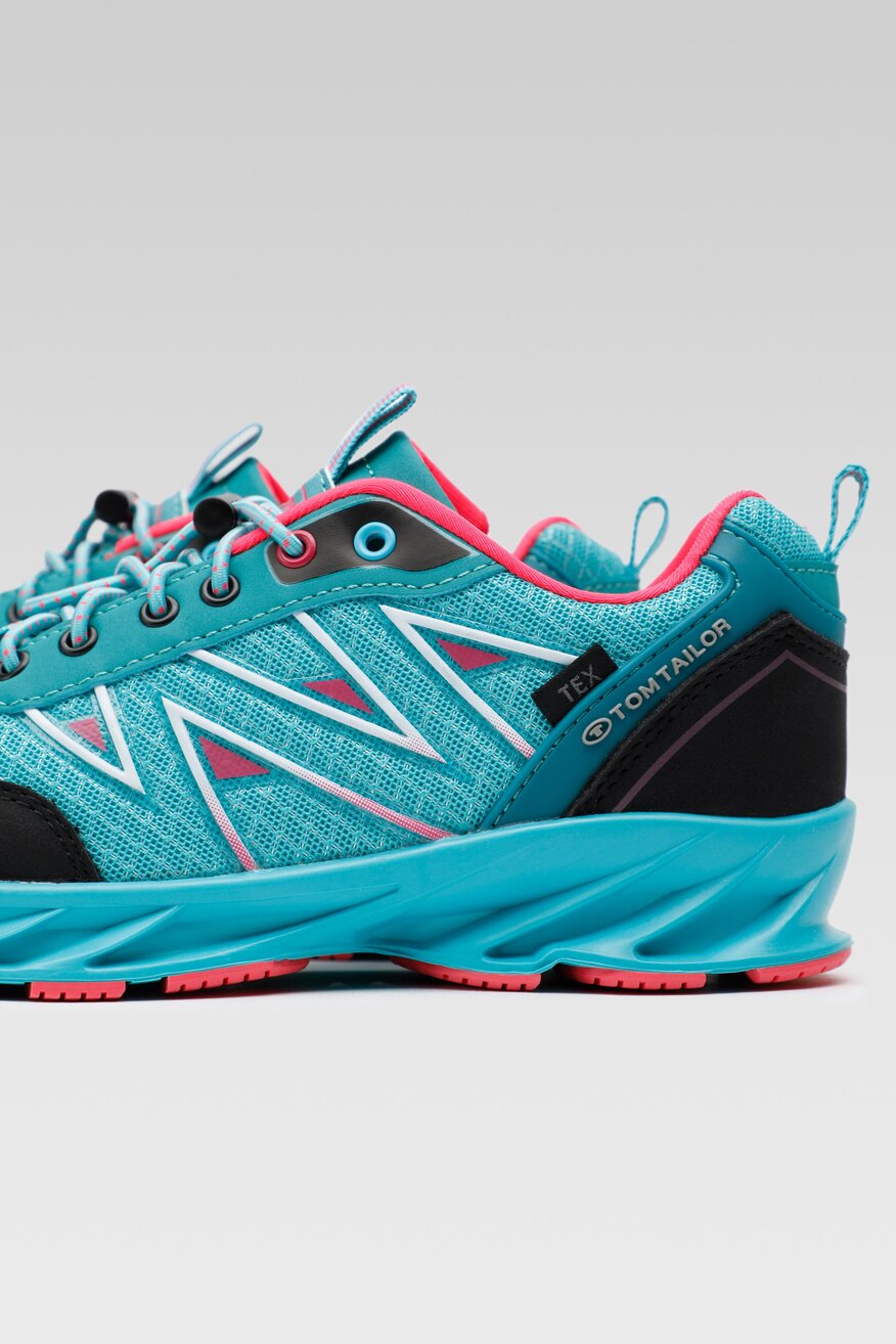 
                Tom Tailor - Półbuty turkusowe sznurowane - 5904248544072