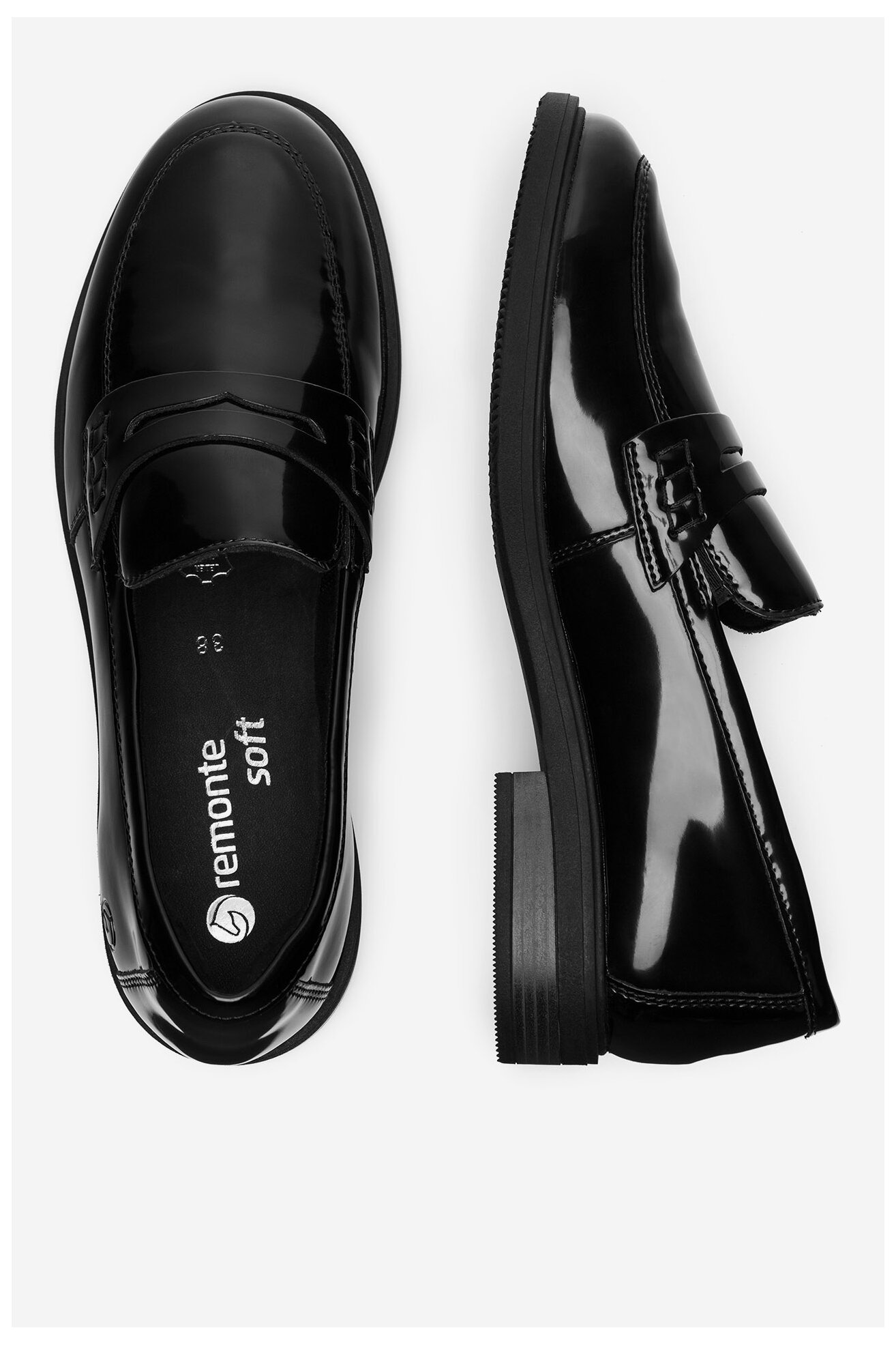Mokasyn Remonte D1U01-00 Czarny