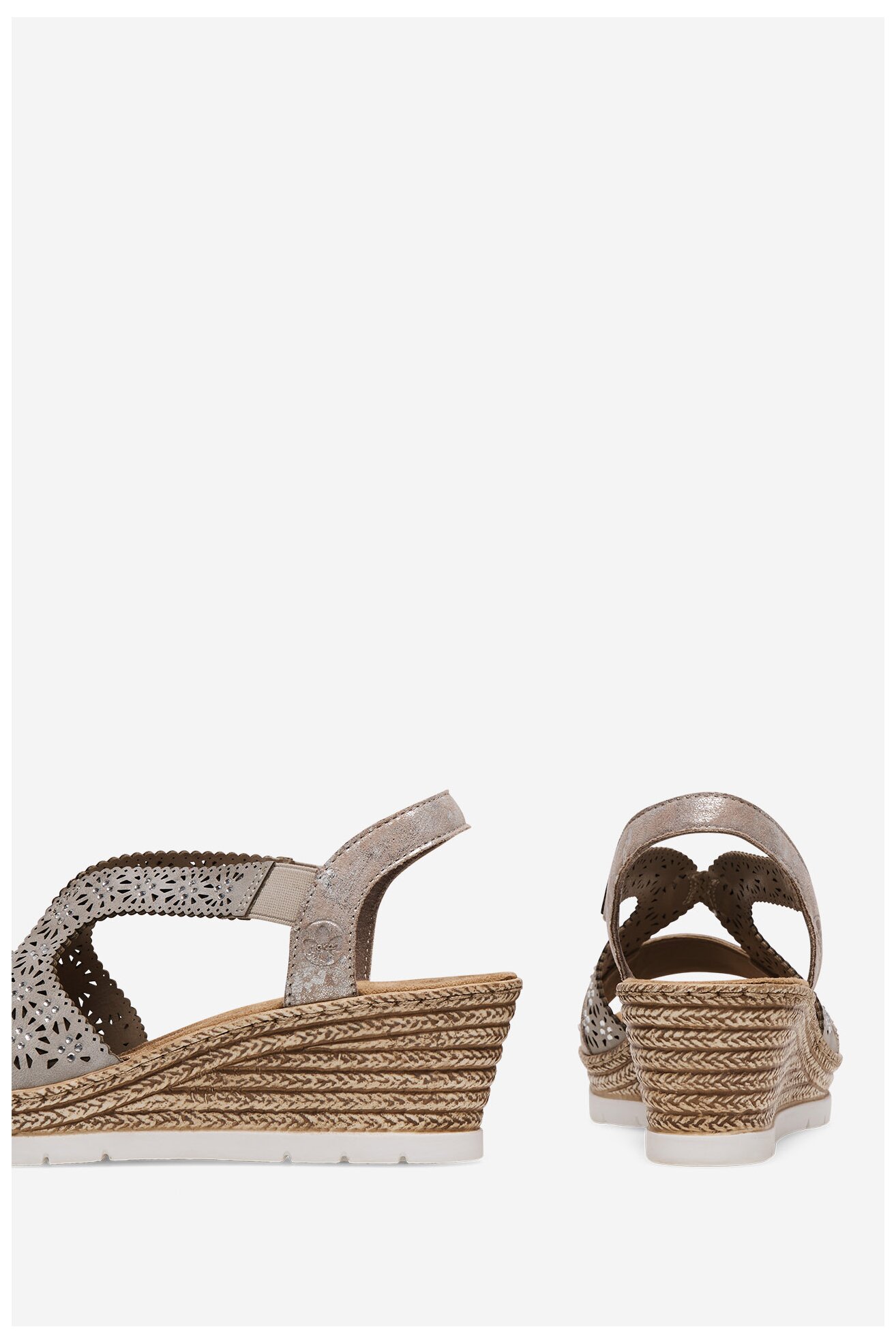 Szandál Rieker 61916-91 EZÜST