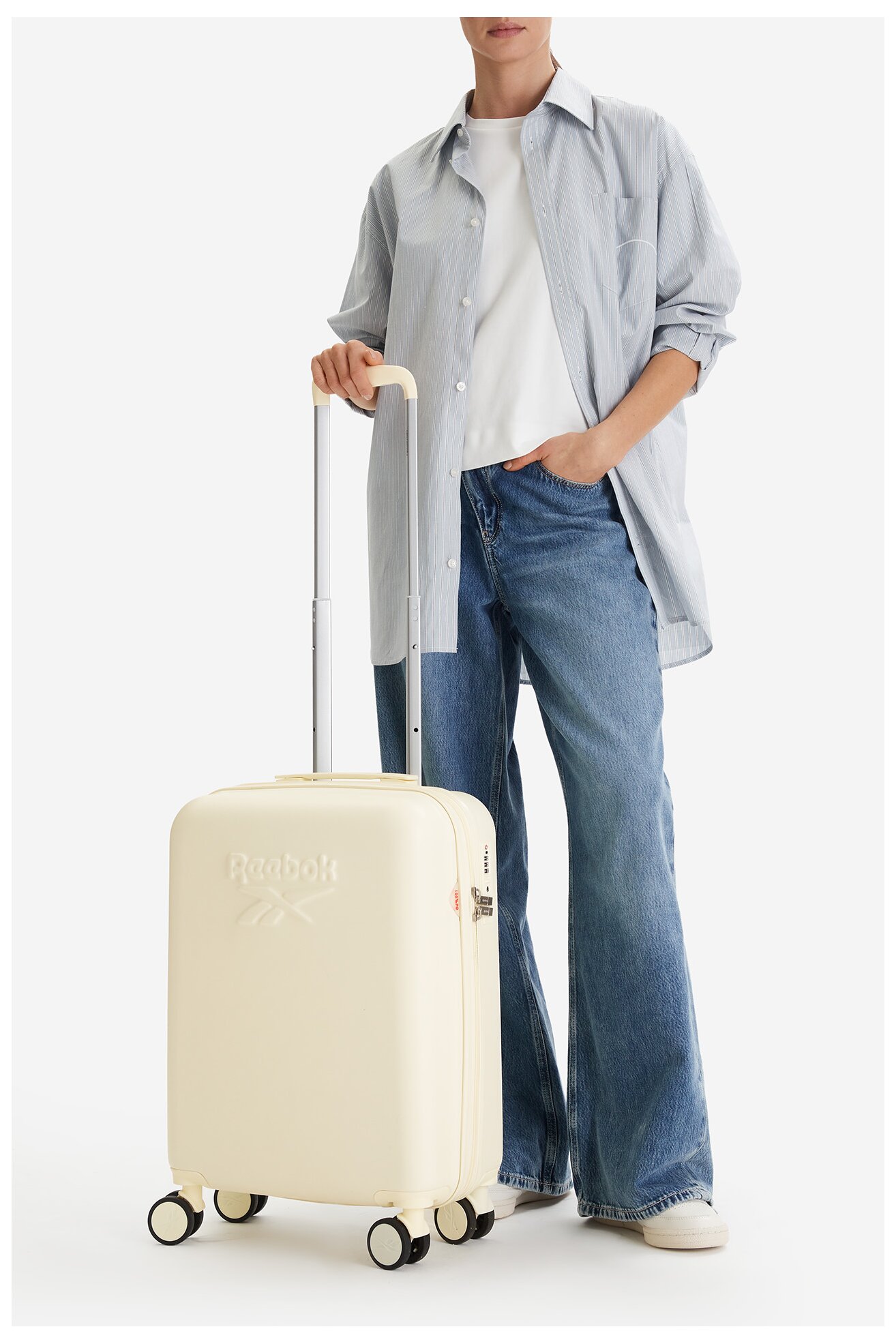 Walizka Reebok CEO-RBK-WAL-026-S Żółty jasny