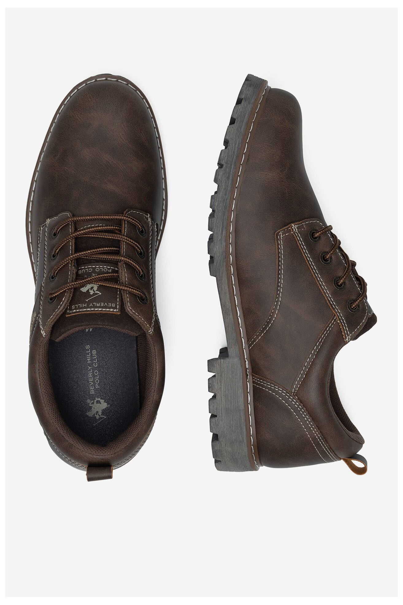 Półbuty Beverly Hills Polo Club V5-4371 Brązowy