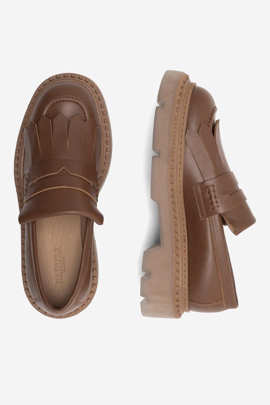 Badura - Loafersy skórzane - 5905588045199