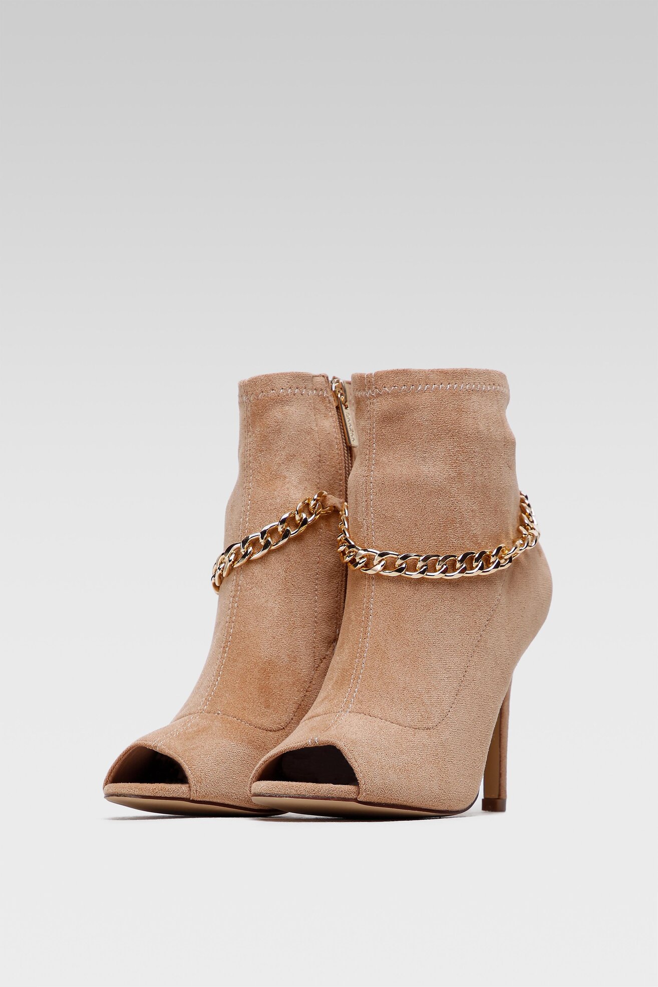 Botki DeeZee LS4937-54 Beżowy ciemny