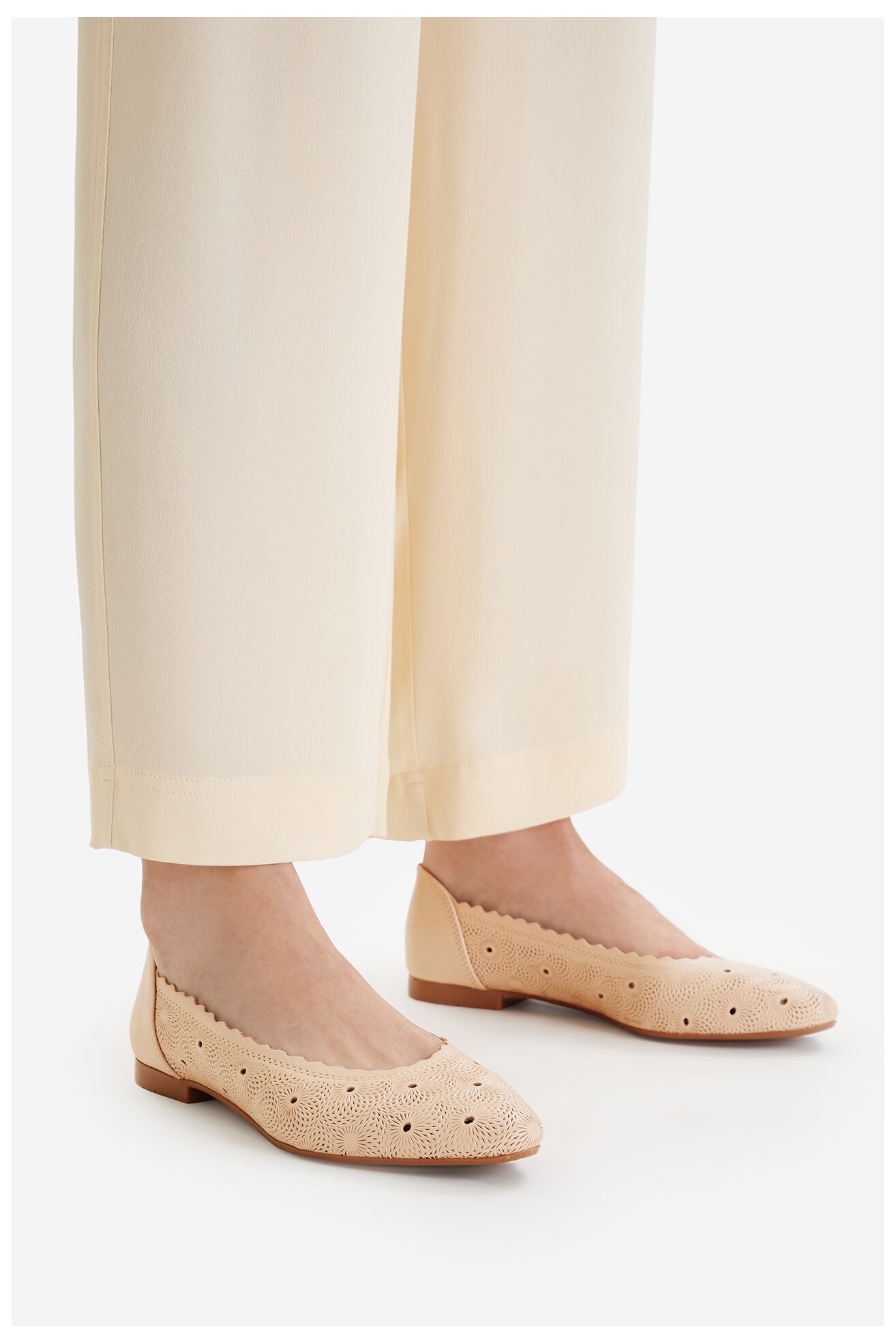 Baleriny Lasocki CEO-RST-KAJA-20 Beżowy