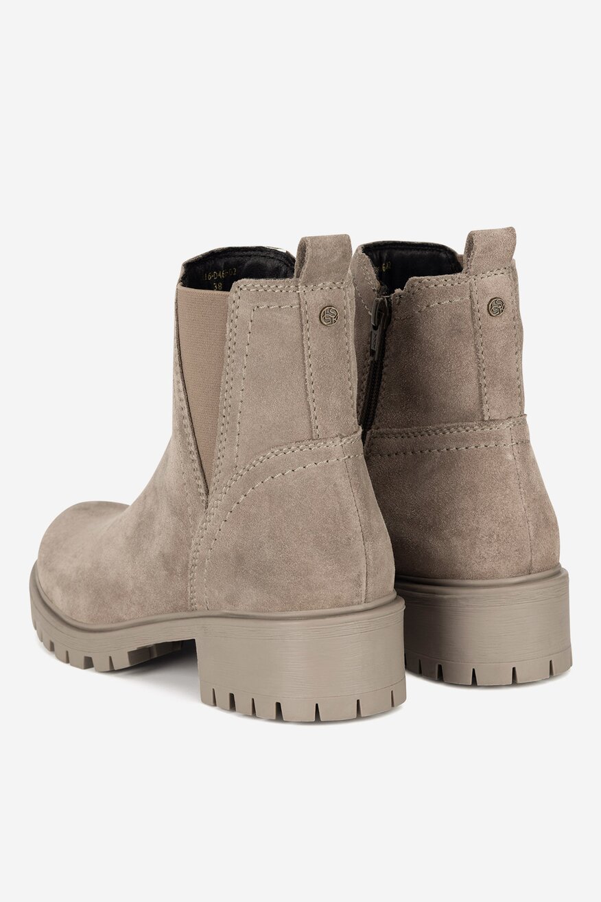 
                Lasocki - Botki zamszowe ocieplane - 5905588871897