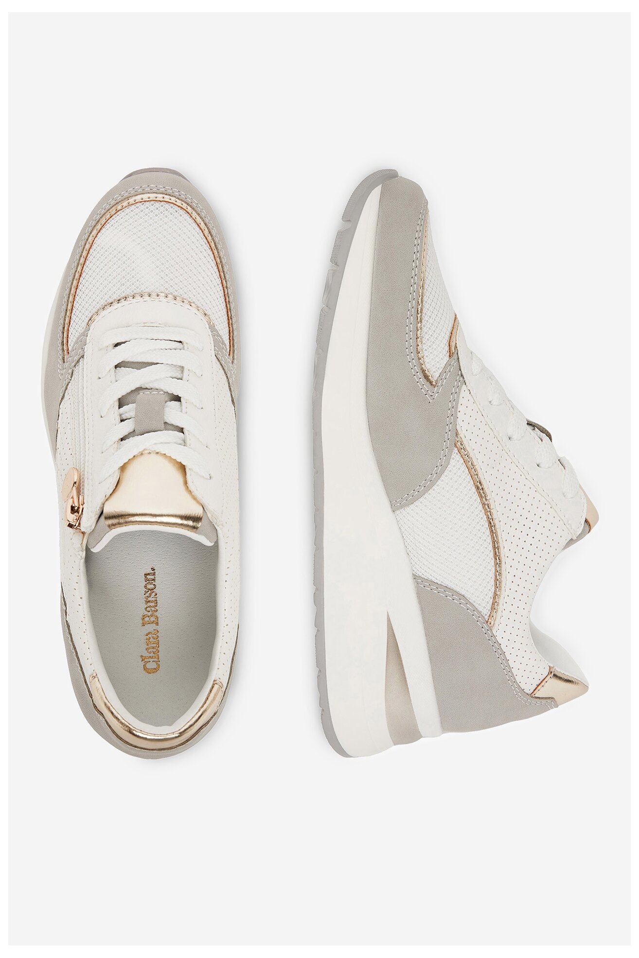 Sneakers Clara Barson WS2P260-03 Szary jasny