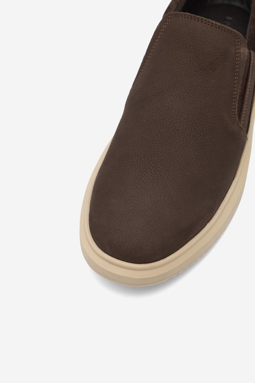 
                Lasocki - Skórzane półbuty brązowe - 5904862810416