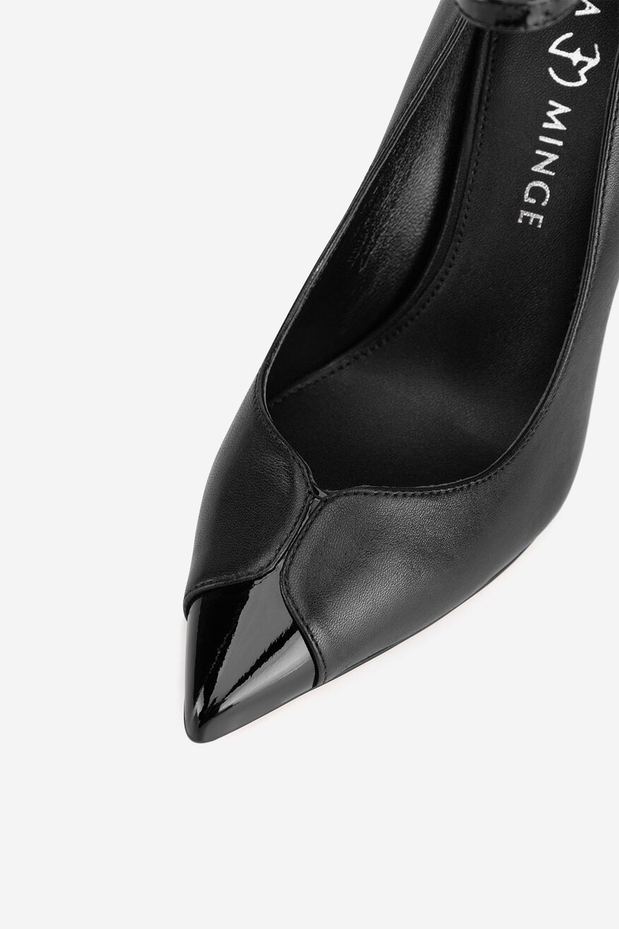 
                Pantofi cu toc EVA MINGE NEGRU - 5903698214443