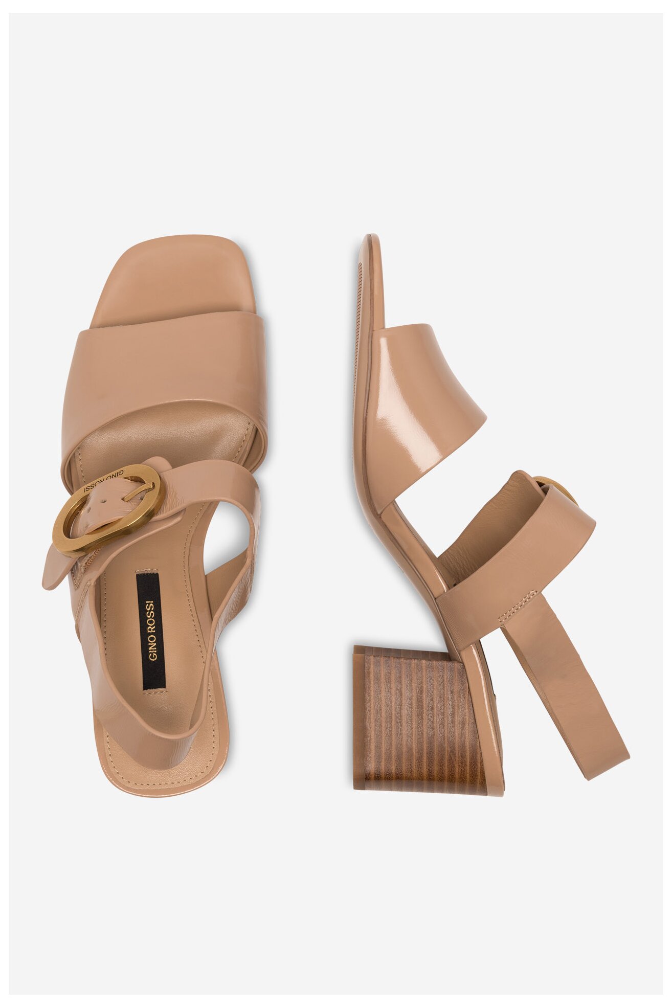 Sandały Gino Rossi V155-25-2 Beżowy