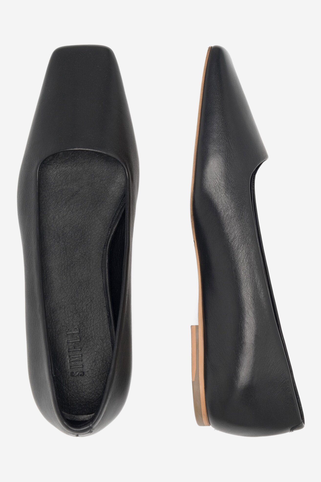 Baleriny SIMPLE SARAGOSSA1-23SSB40 Czarny