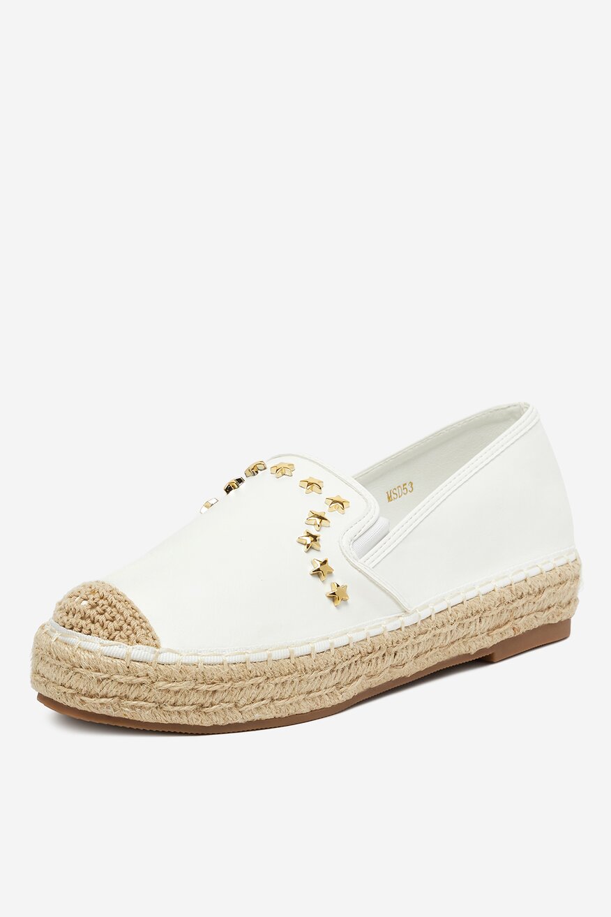 
                Espadrile DeeZee ALB - 5904410869934