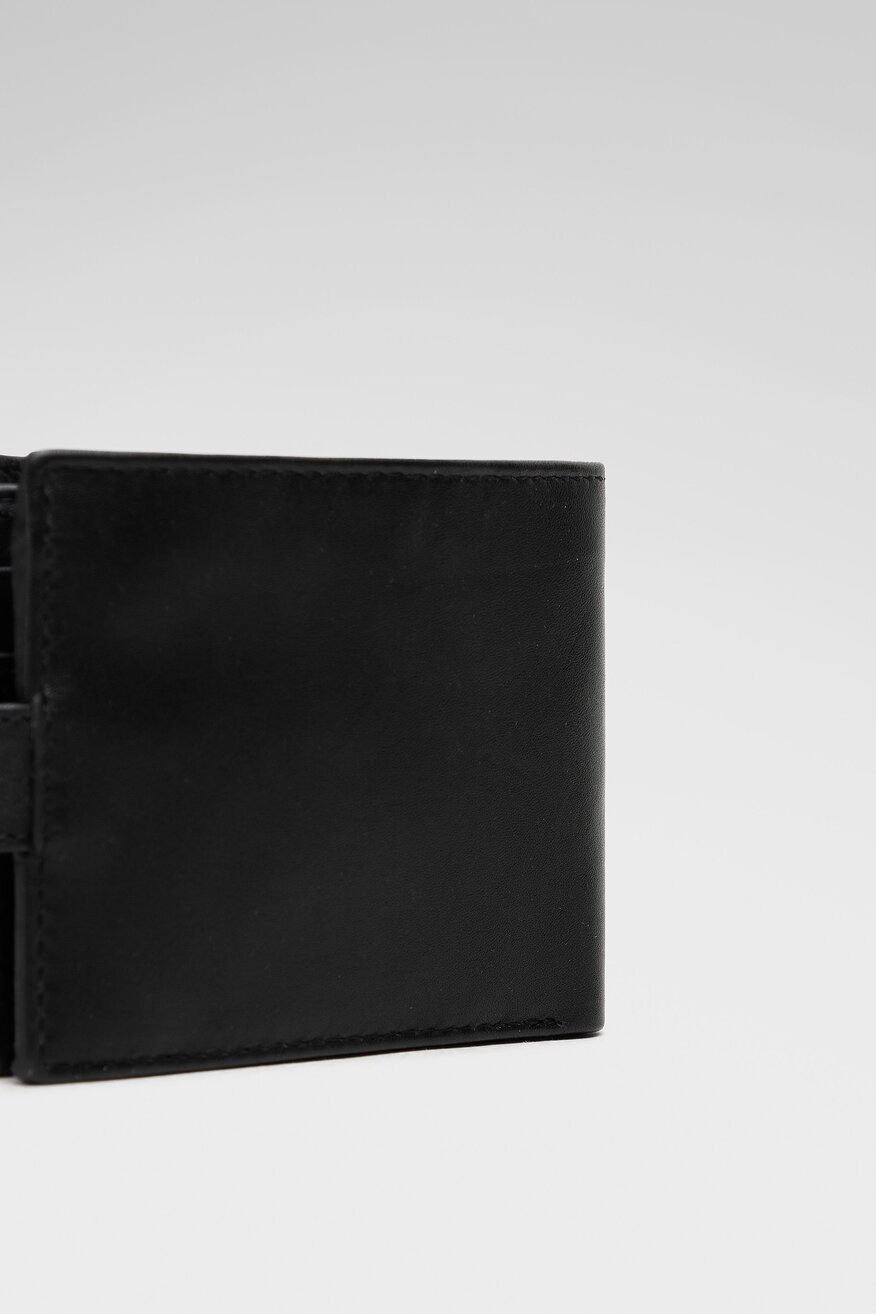 
                Lasocki - Duży portfel męski skórzany czarny - 5904248260590