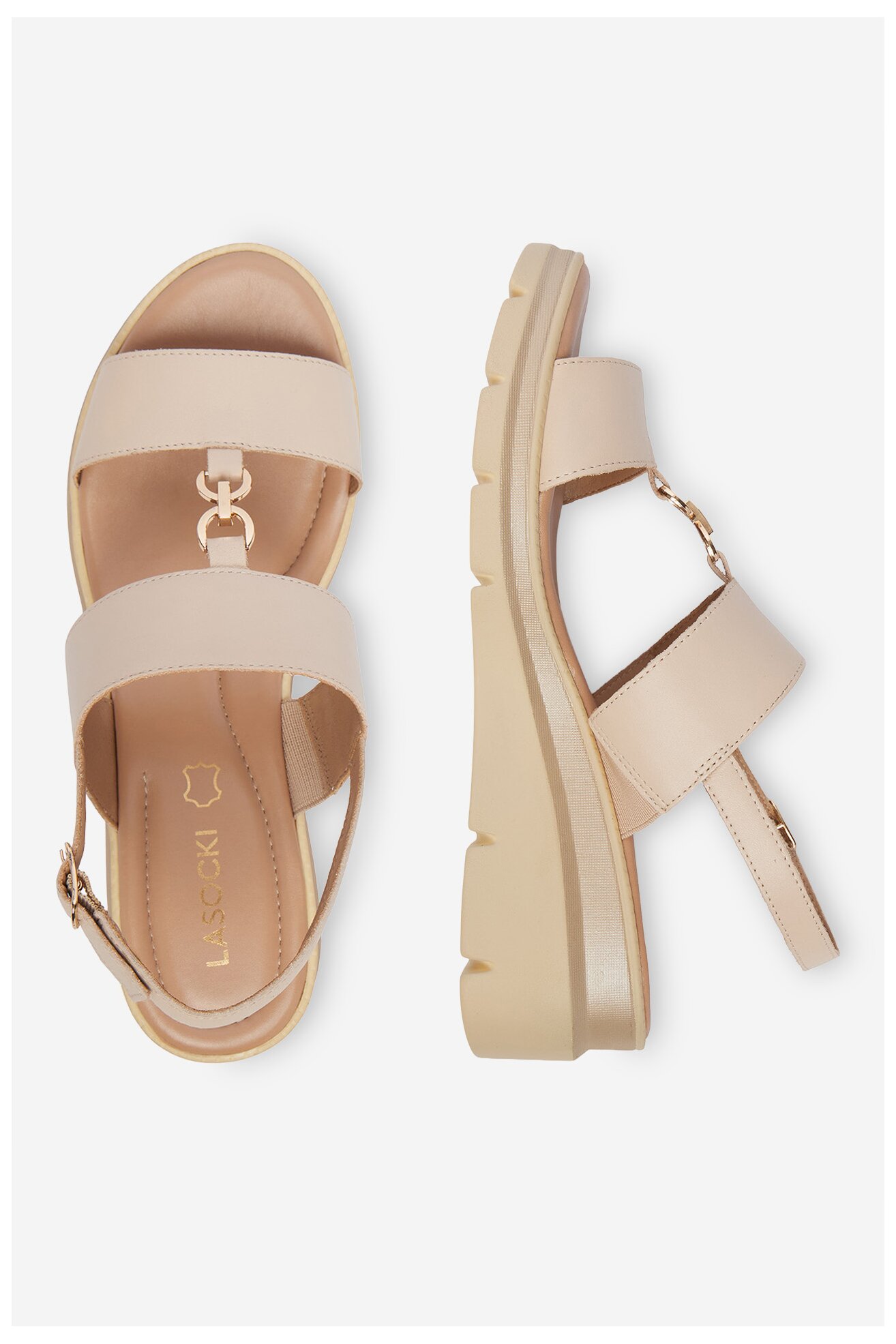 Sandały Lasocki CEO-EST-ETNA-03 Beżowy