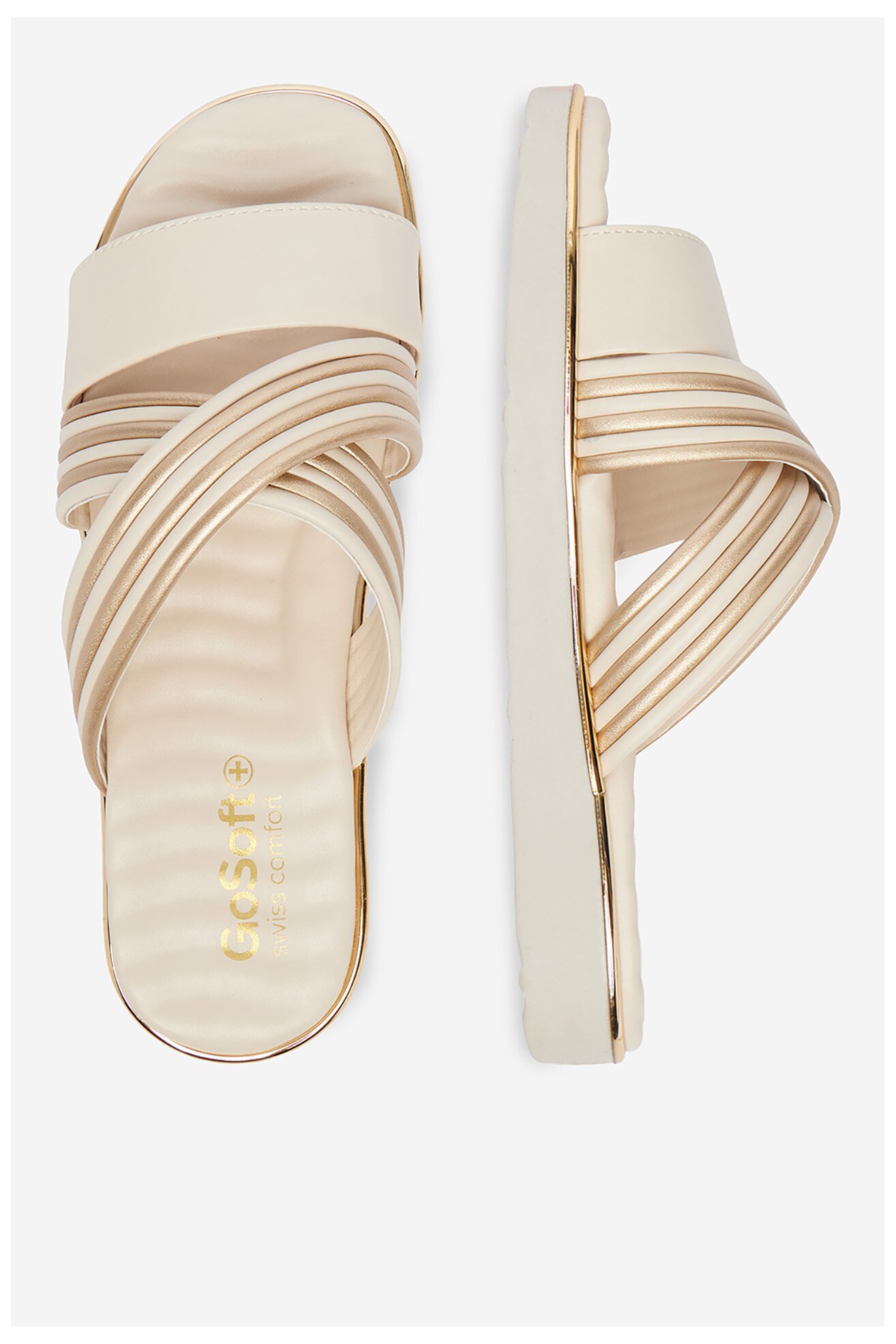 Шльопанець Go Soft CEO-W8087 БЕЖЕВИЙ