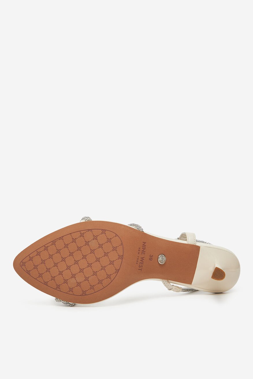 Sandály NINE WEST BÍLÁ - 5906751160350