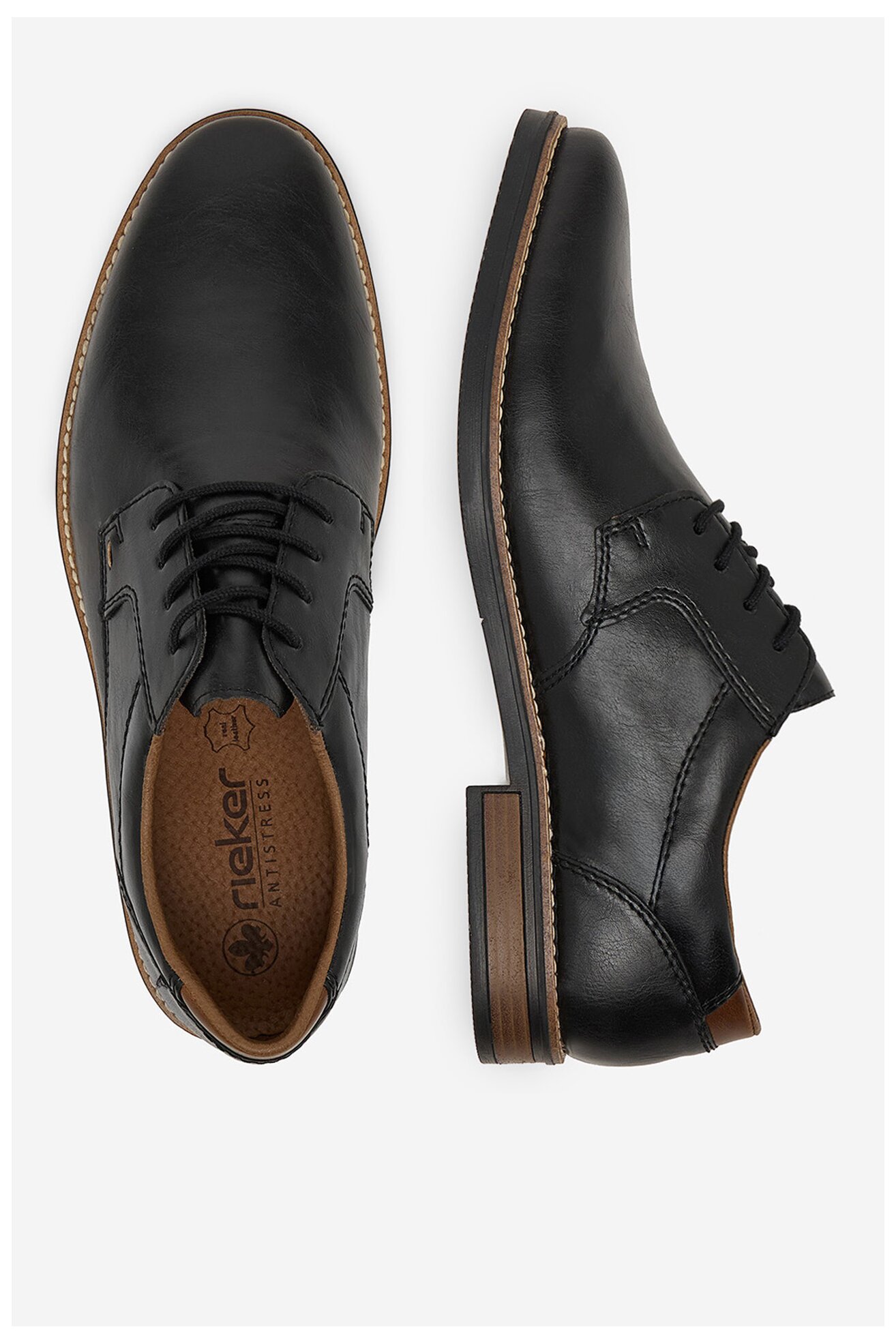 Półbuty Rieker CEO-13500-00 Czarny