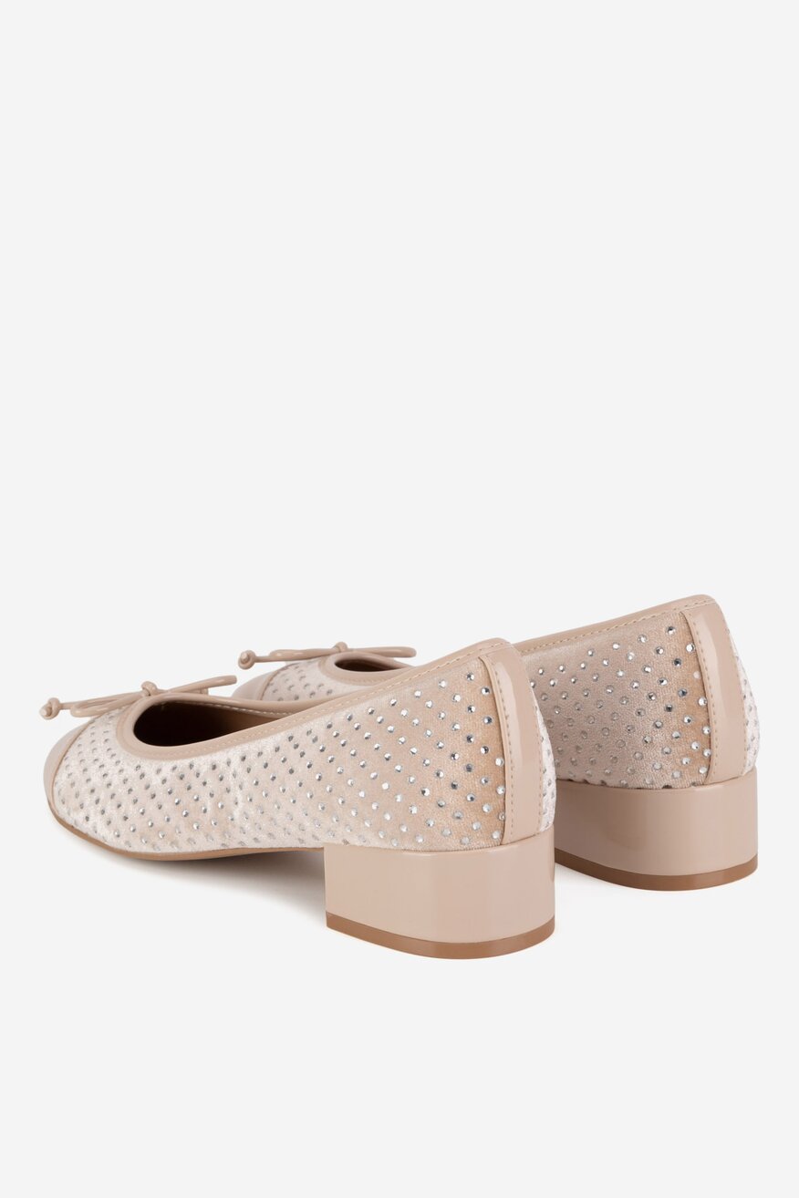 Pantofi cu toc NINE WEST BEJ - 5905588889632