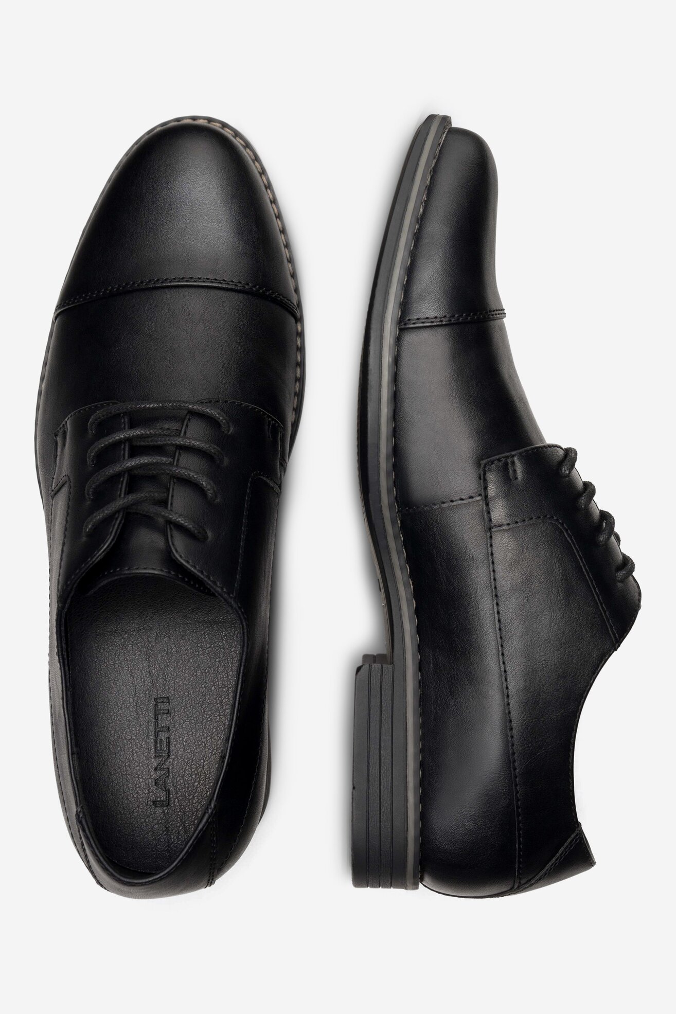 Półbuty Lanetti M16SS025-33 Czarny