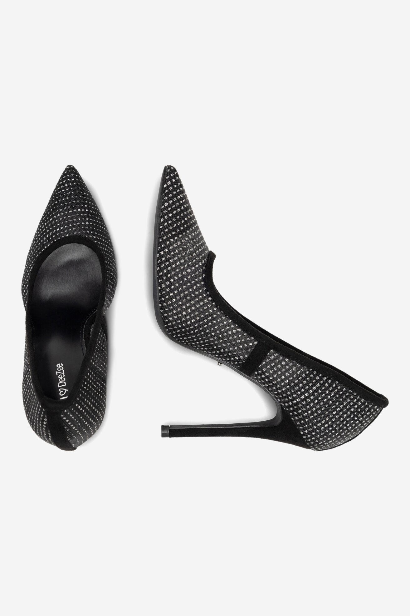 Czółenka DeeZee JENNIFER KL-HT92831-78 Czarny