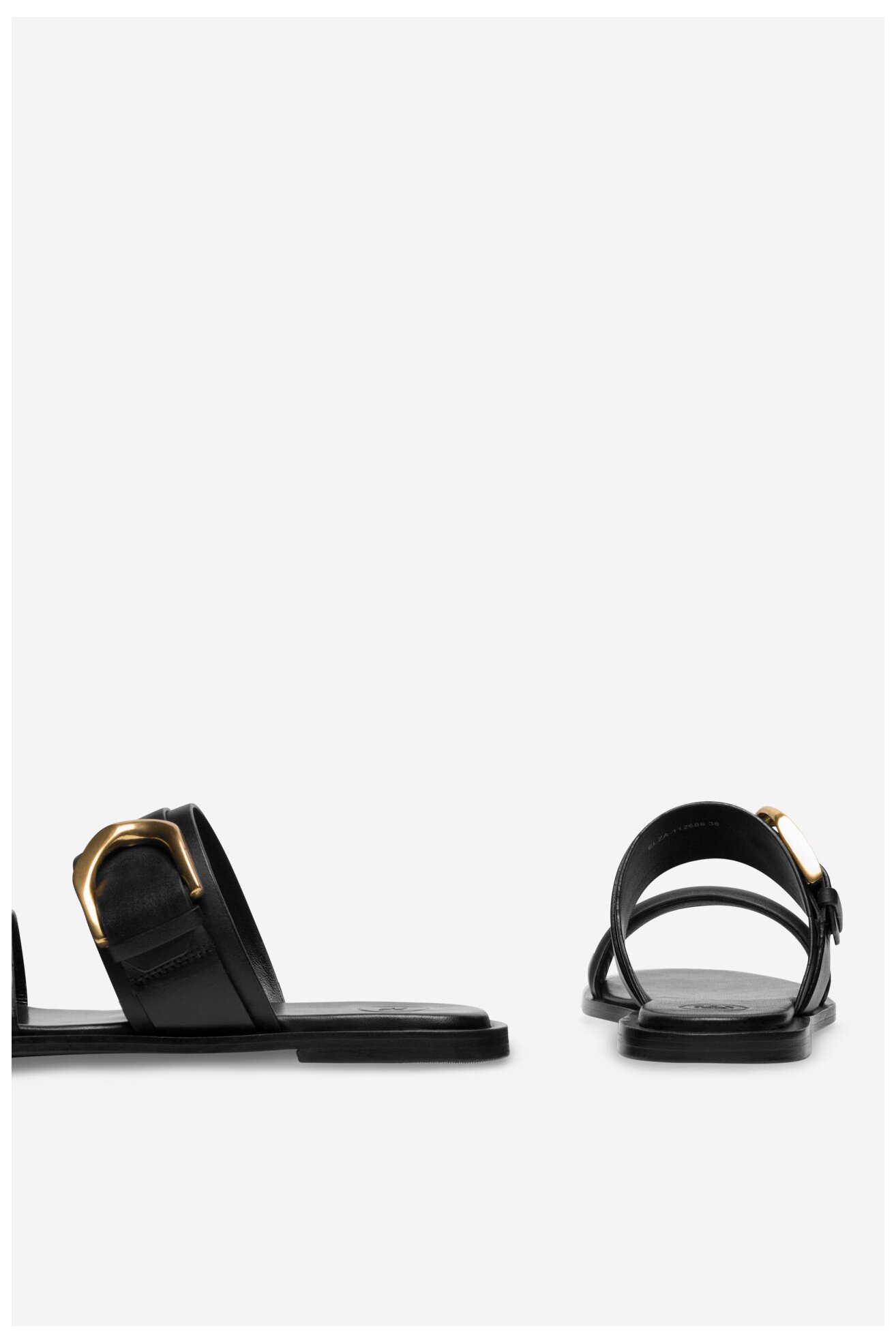 Klapki Gino Rossi ELZA-112686 Czarny