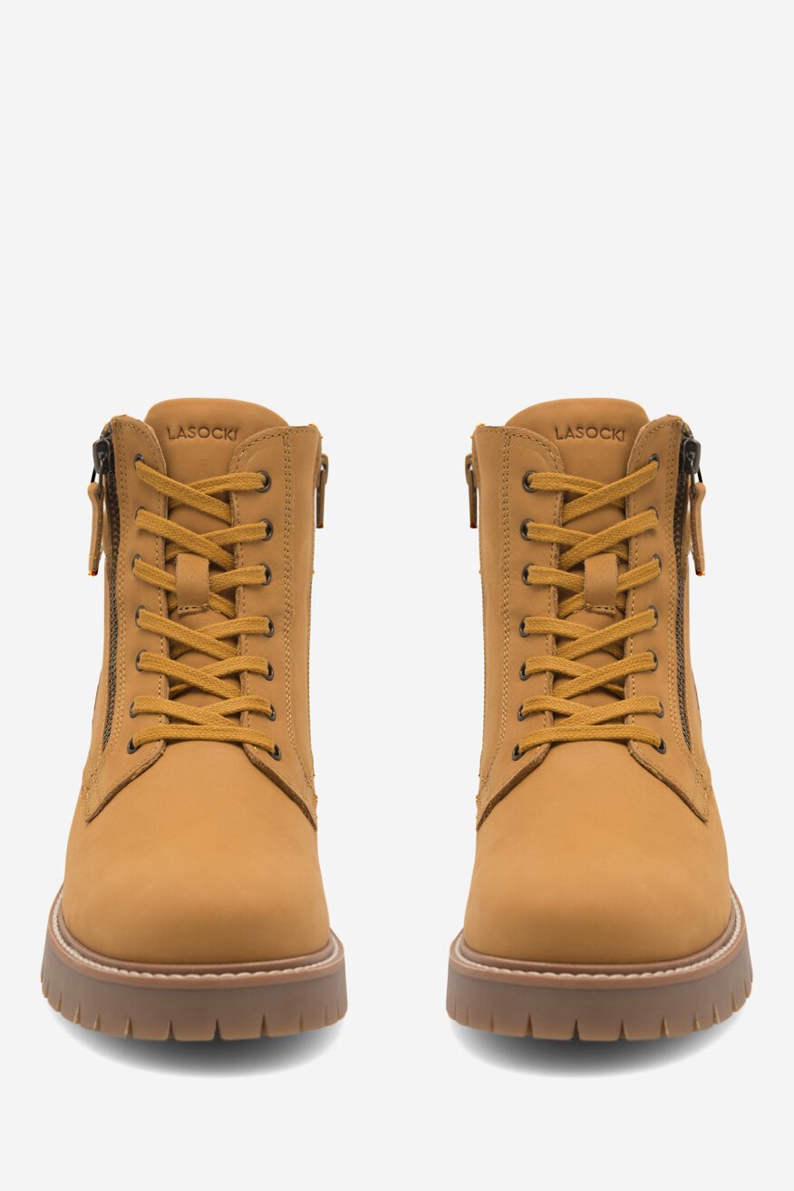 Šněrovací vyšší obuv Lasocki Young CAMEL - 5905588123590
