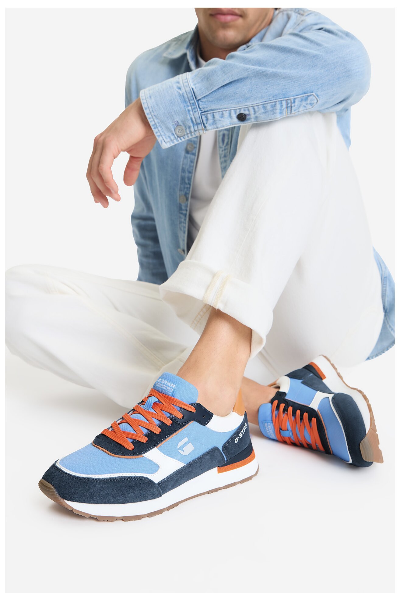 Кросівки G-STAR RAW EO-LUK-01 ТЕМНО-СИНІЙ