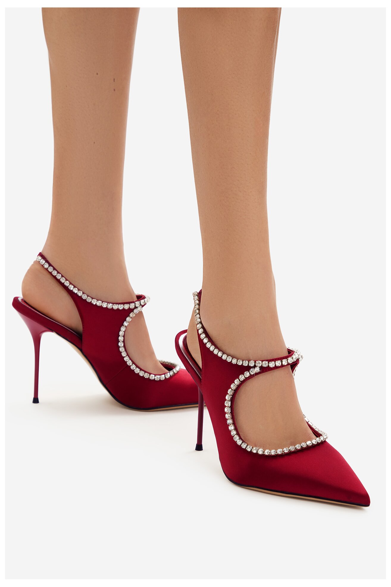 Czółenka EVA MINGE EO-LIVIA-LT2019-6 Czerwony