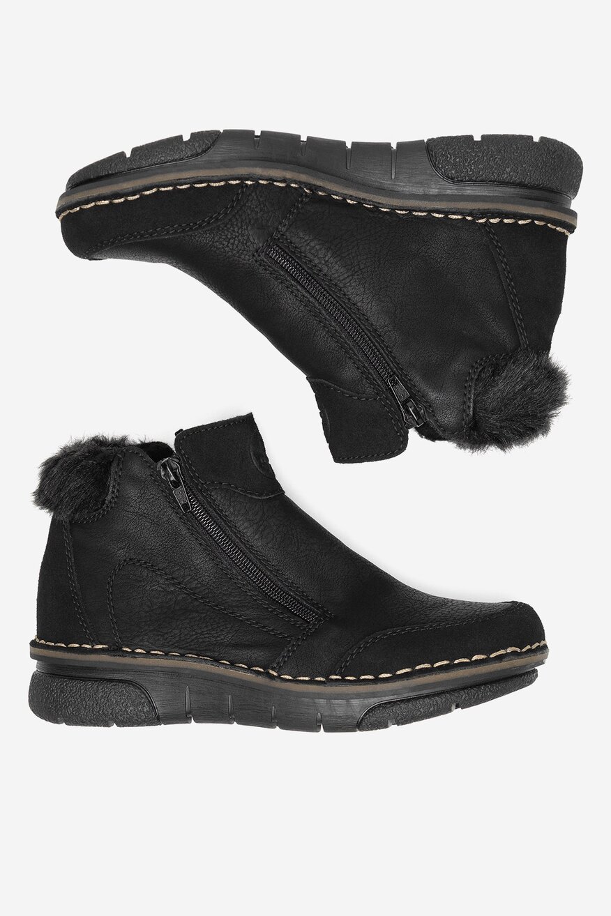 Ghete Rieker NEGRU - 2230068904424
