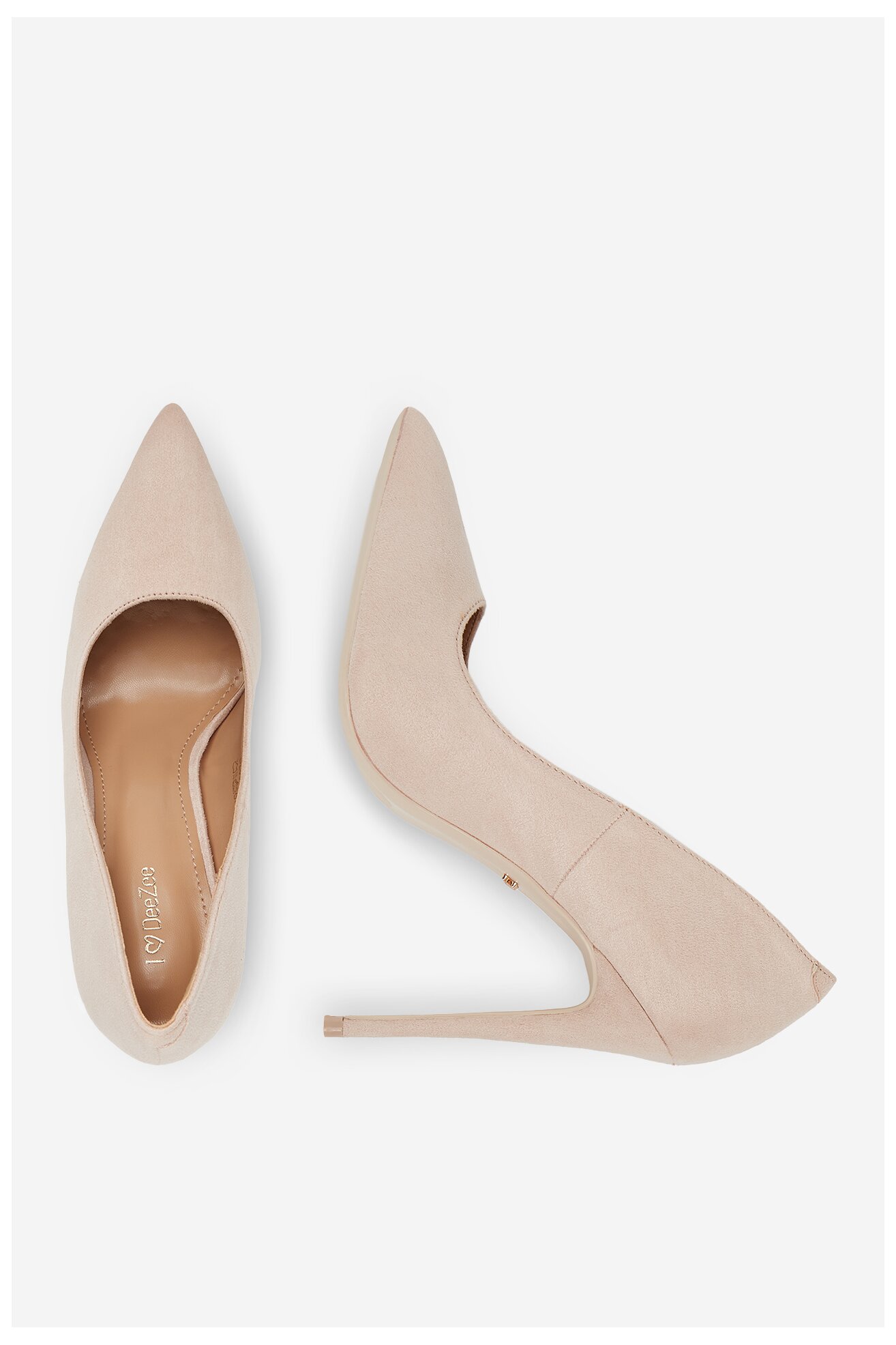 Pantofi cu toc DeeZee DZ0023 BEJ