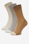 Шкарпетка NINE WEST BR_NW_01_Z_SS25 (3 PACK) WHITE СВІТЛО-СІРИЙ
