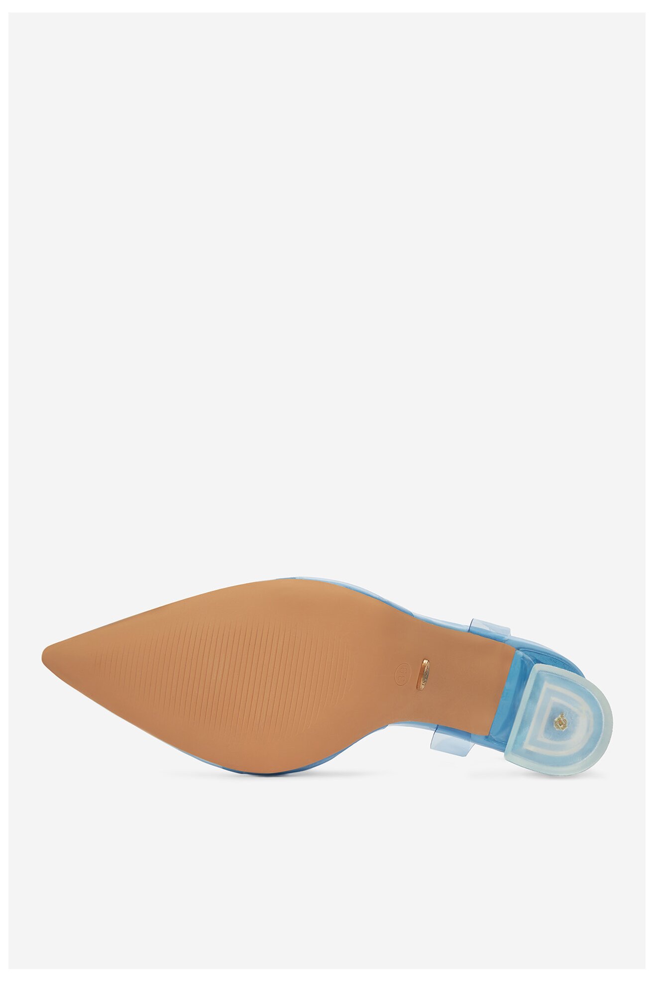 Pantofi cu toc DeeZee ZALHT-02 BLUE PU ALBASTRU