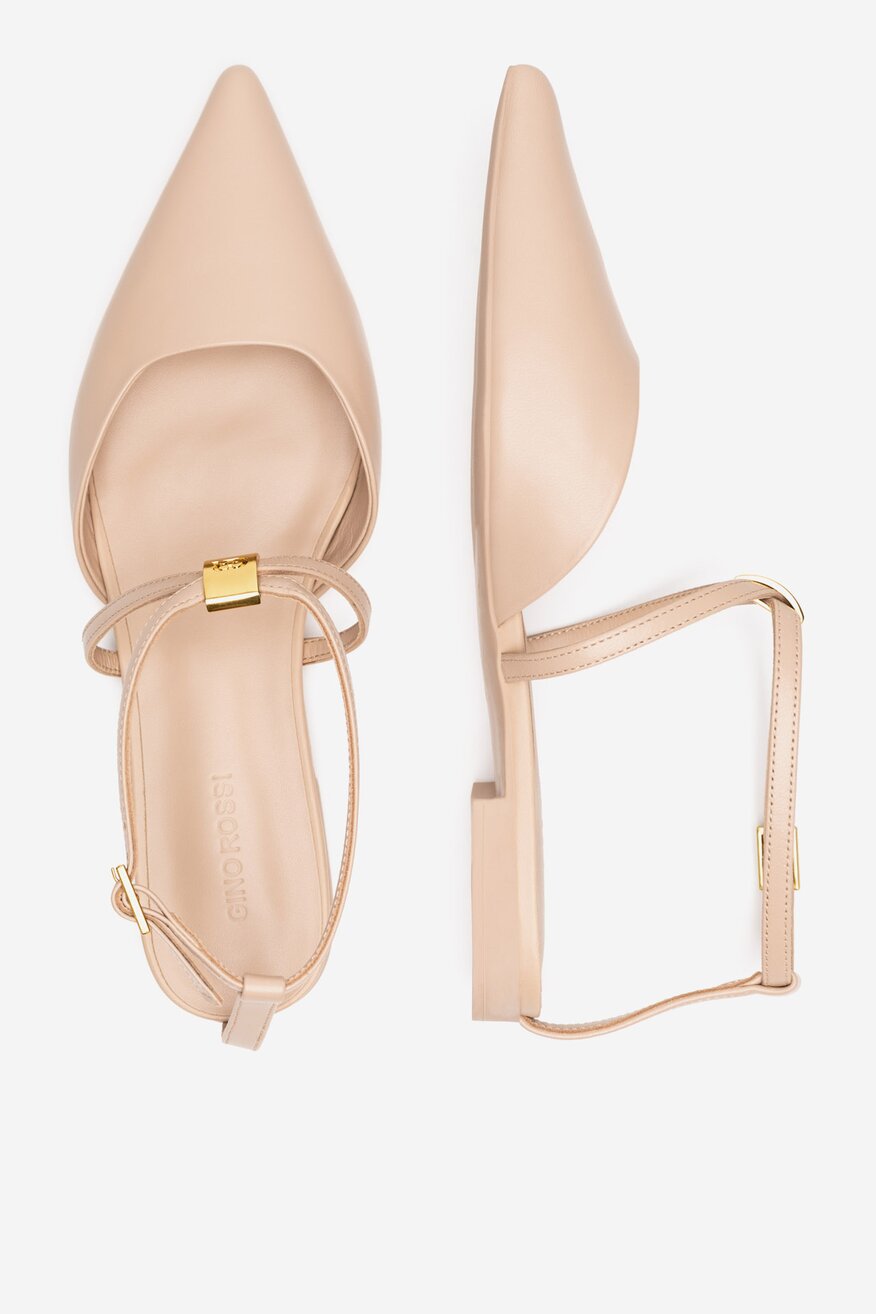 
                Gino Rossi - Baleriny skórzane - 5905588588610