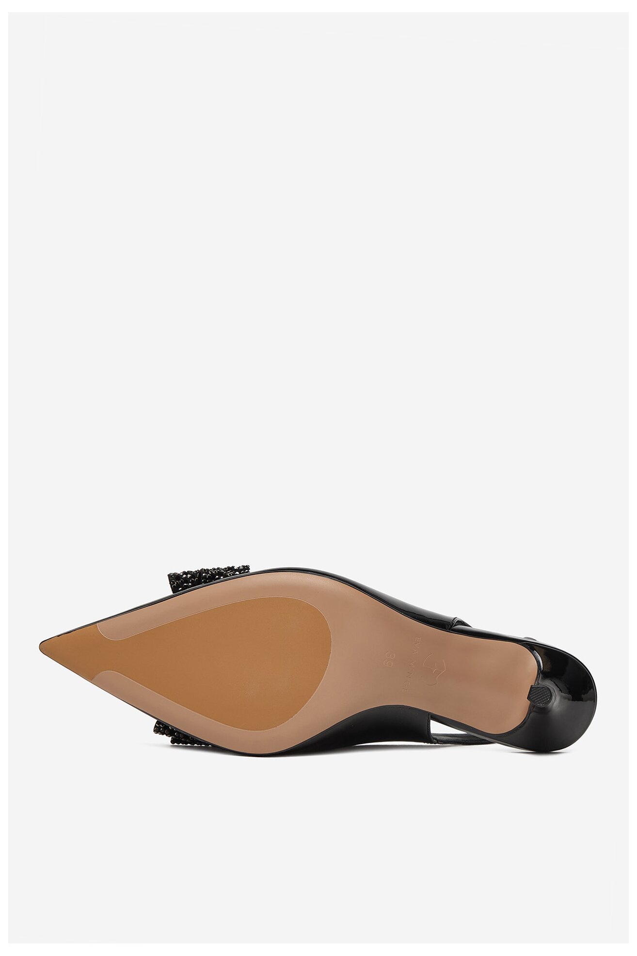 Czółenka EVA MINGE ANEMONE-V1892-56-1 Czarny