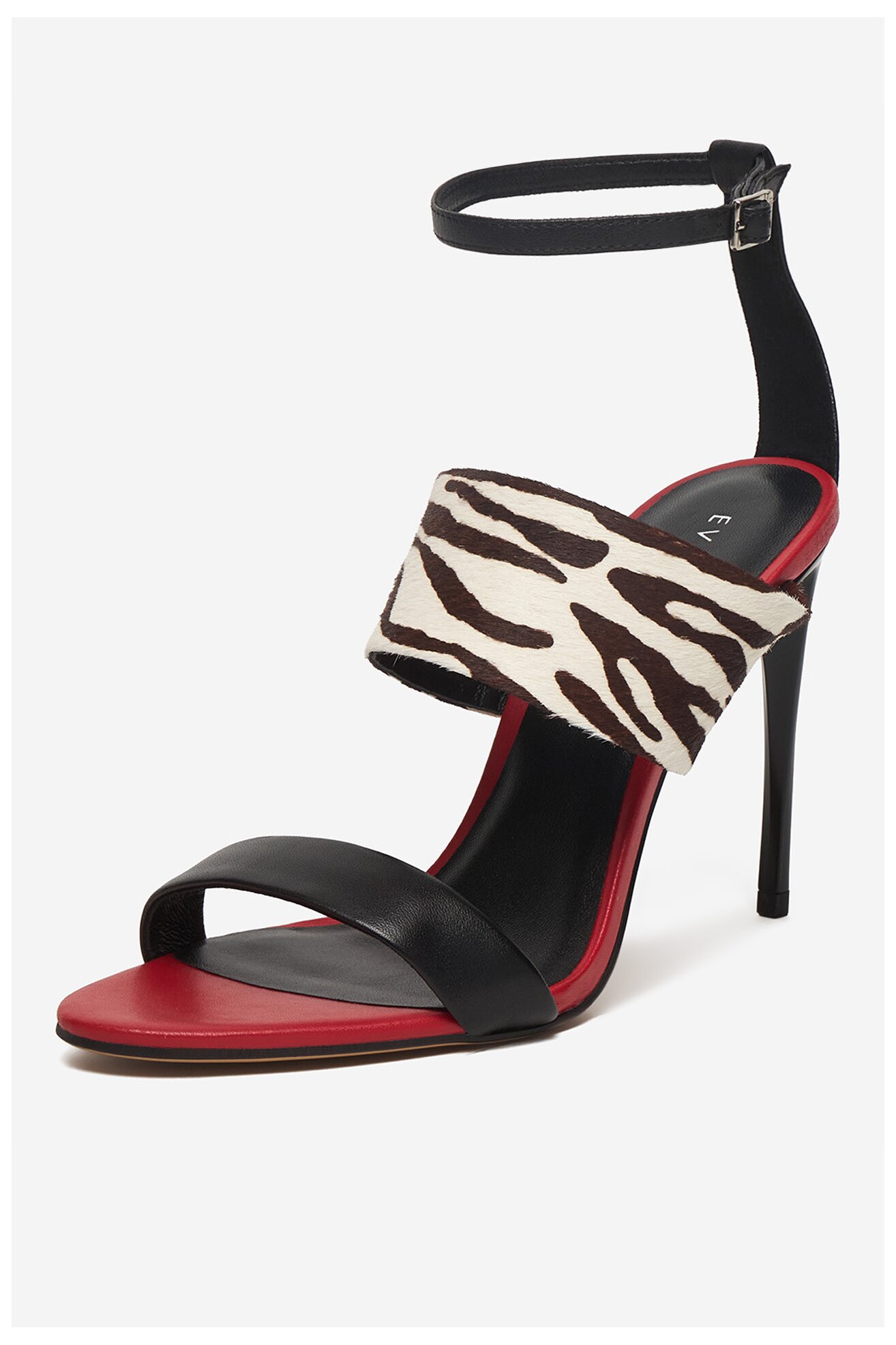 Sandały EVA MINGE EO-NADIA-LT2035-2-2 Czerwony