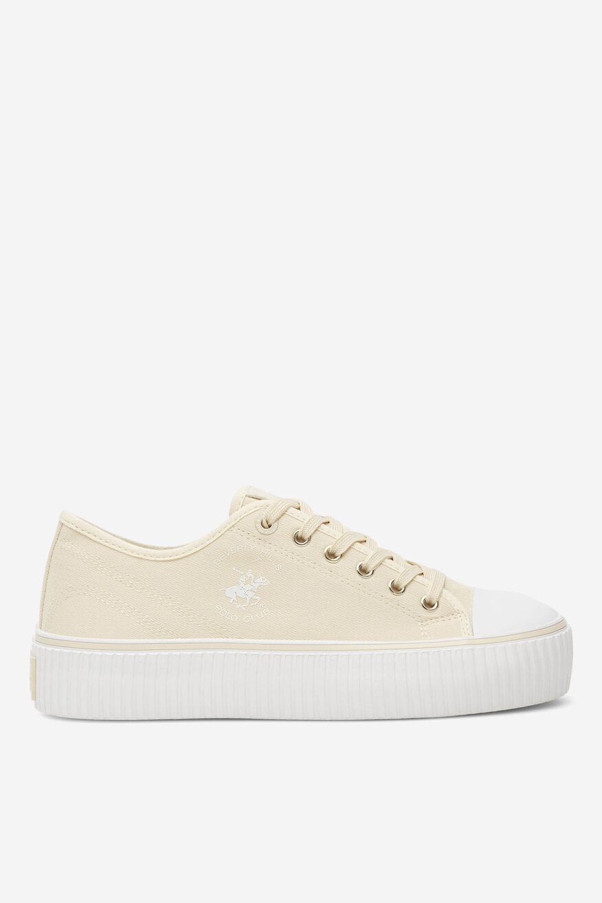 Pantofi pânză Beverly Hills Polo Club BEJ - 5905588319160