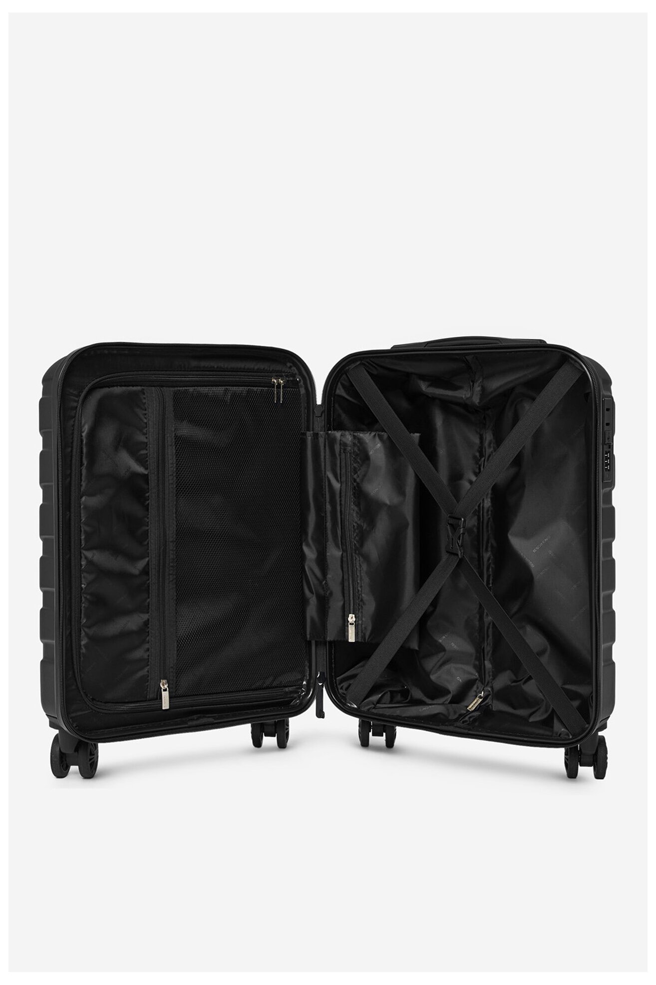 Walizka Gino Rossi GIN-S-001-05-BLACK Czarny