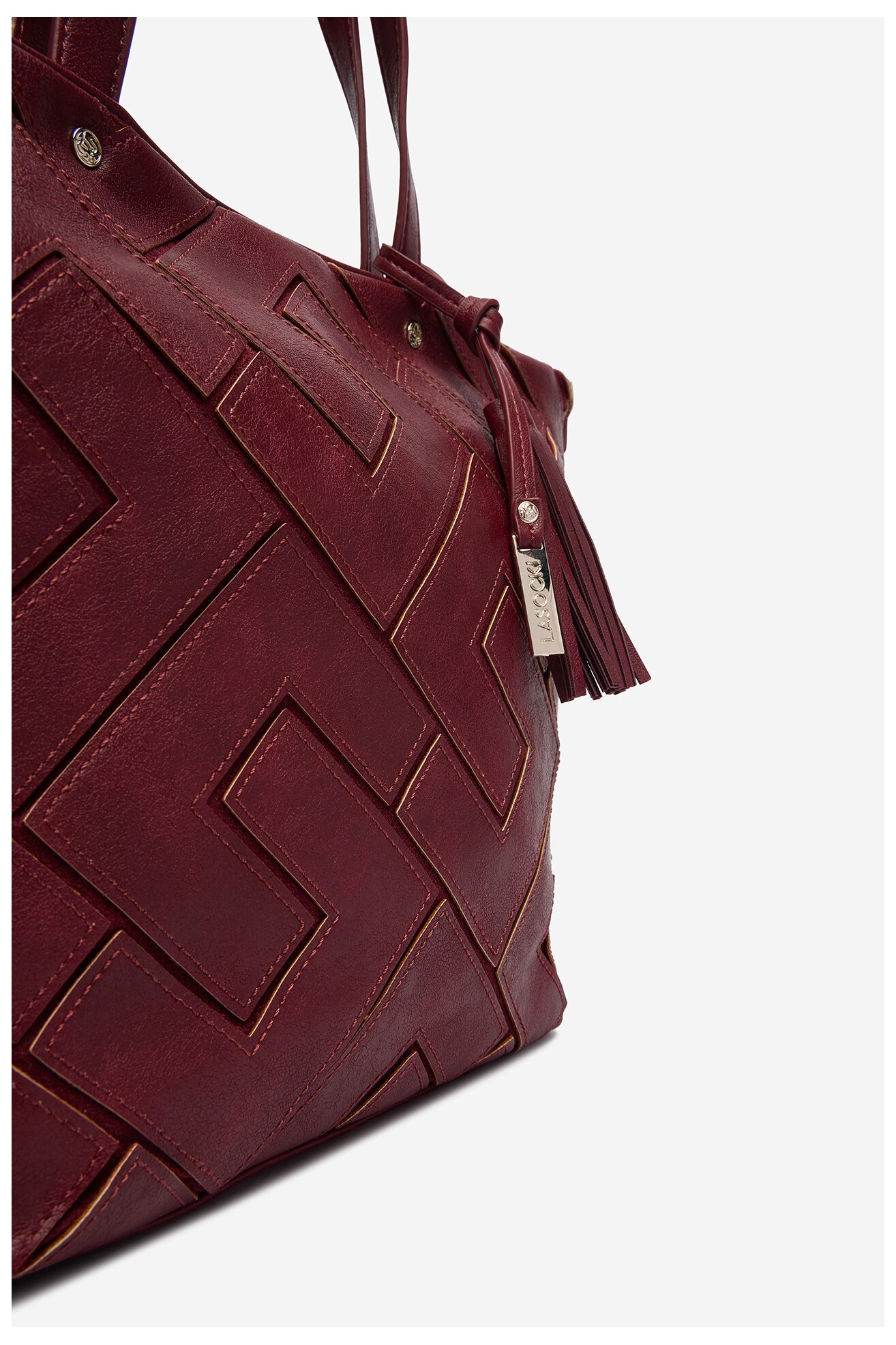 Kézitáska Lasocki C-MLP-E-025-05 BORDÓ