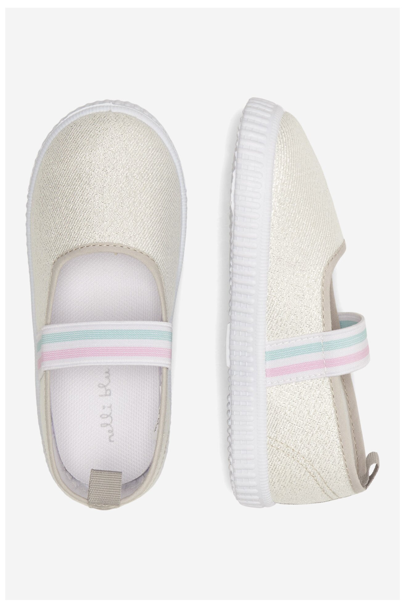 Papuče Nelli Blu CM230216-4 SREBRNA