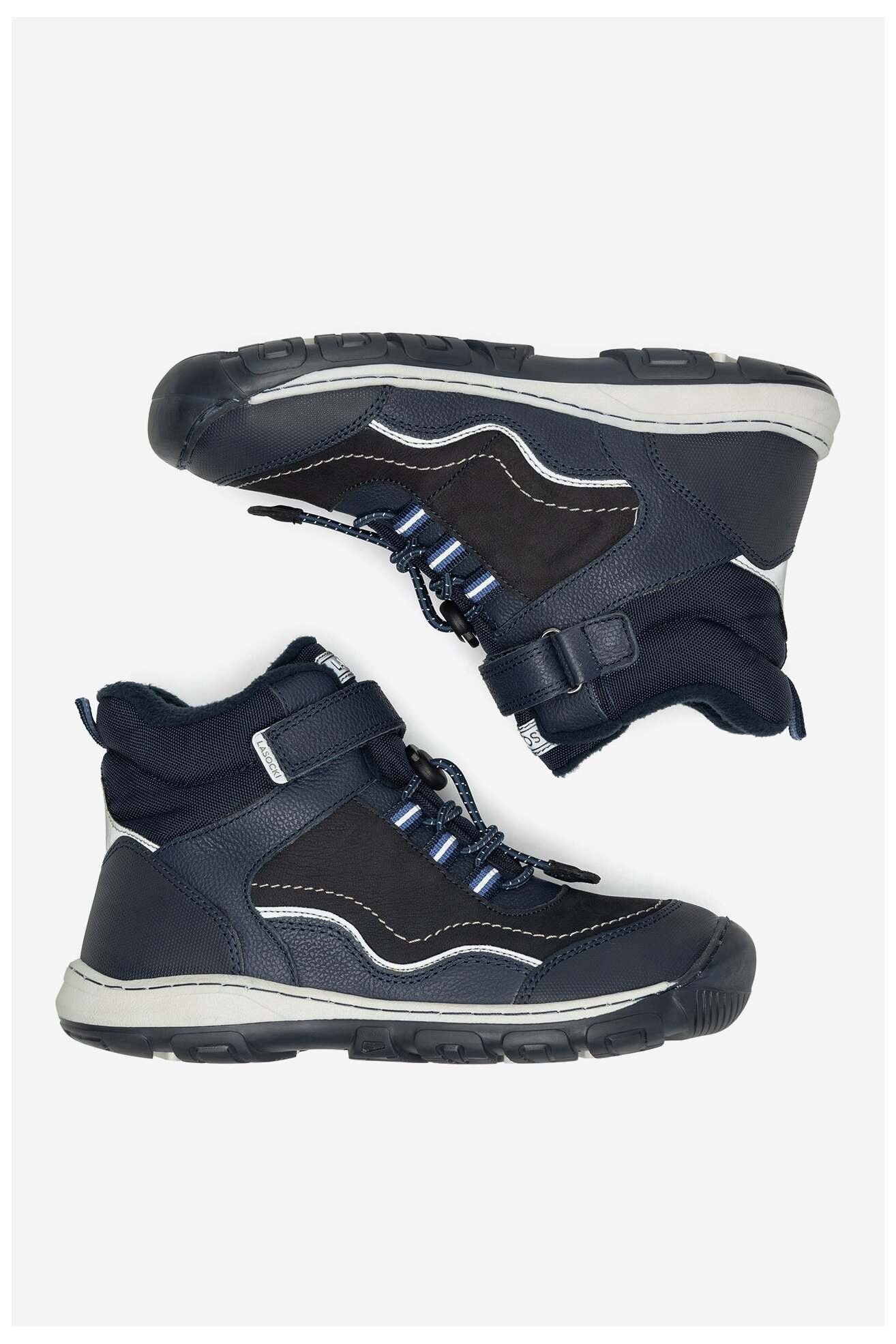 Šněrovací vyšší obuv Lasocki Young TEEN CI12-TEEN-07 TMAVĚ MODRÁ