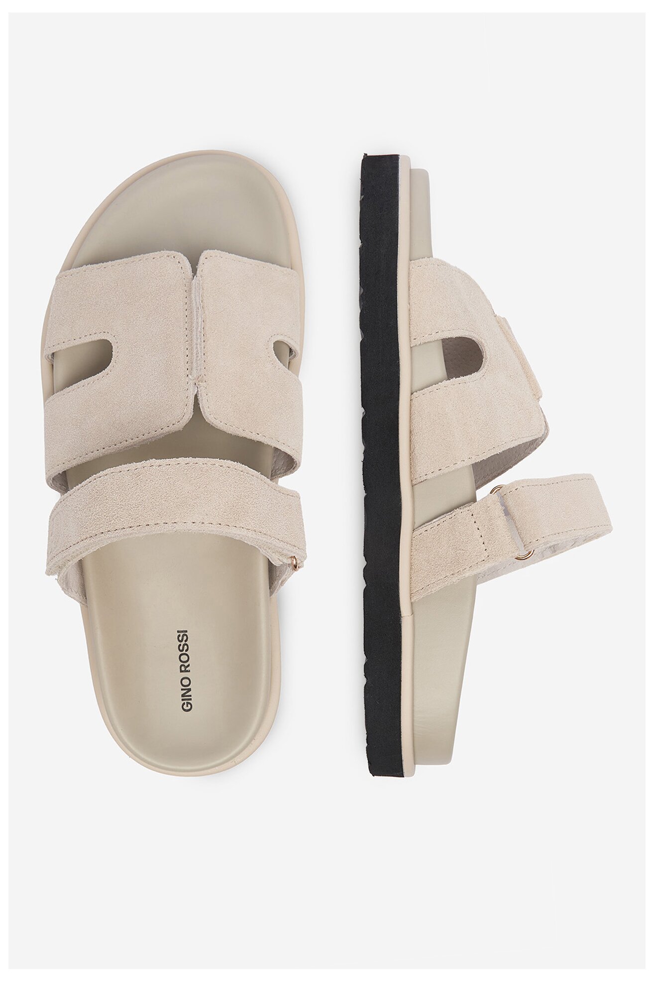 Klapki Gino Rossi C-CLB-P1927A Złamana biel