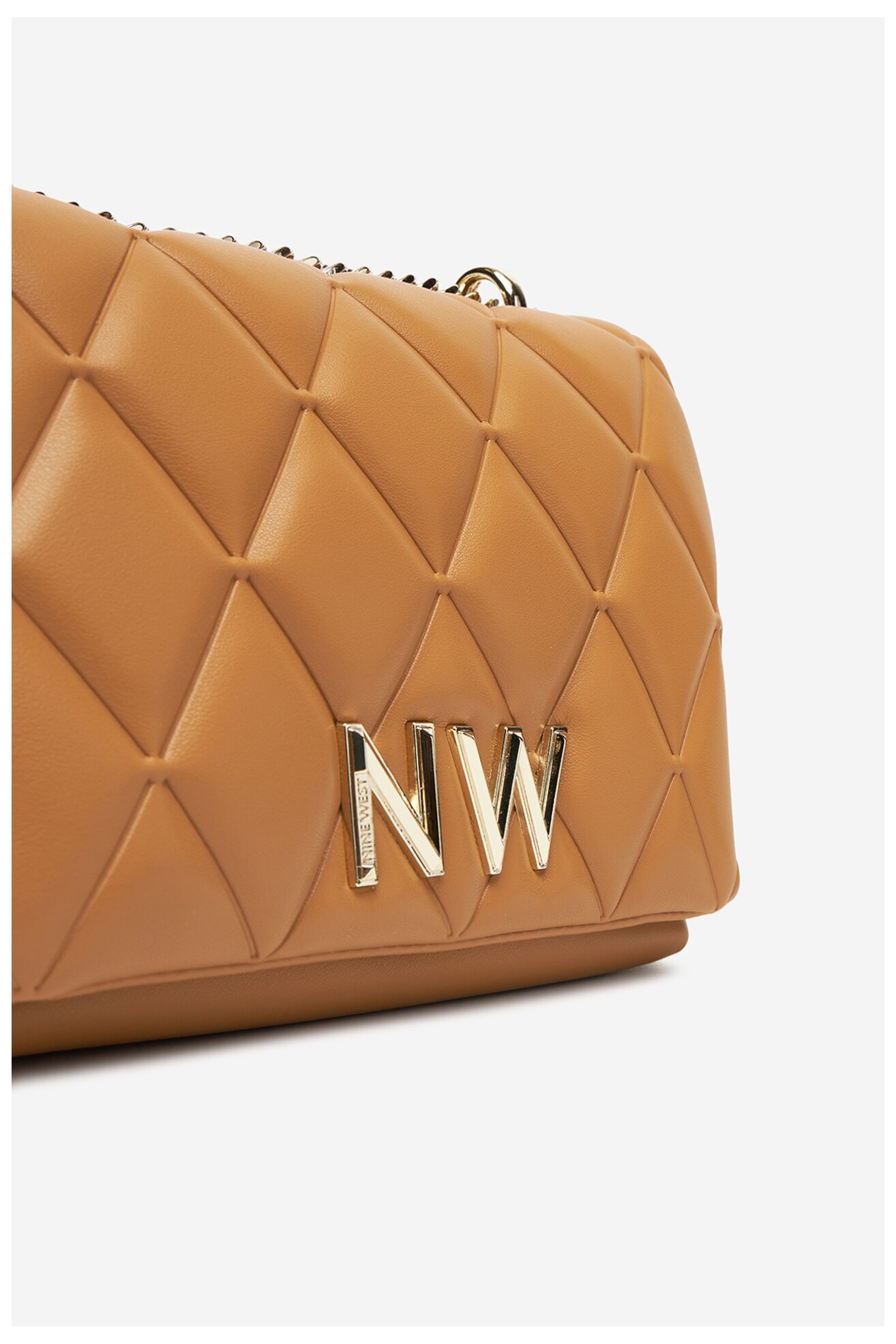 Kézitáska NINE WEST CEO-CHARLOTTE-I-S22558 CAMEL