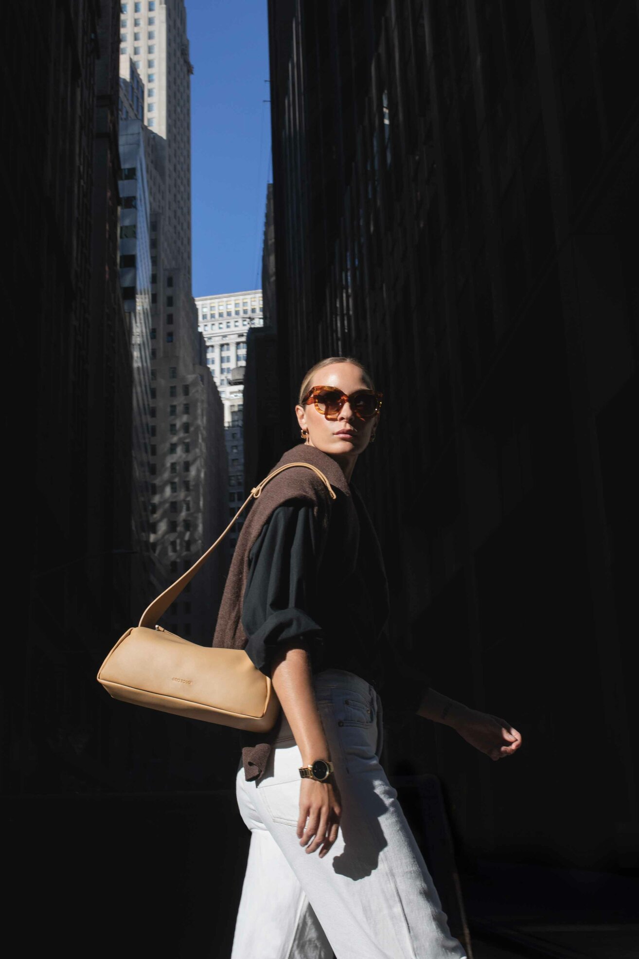 Torebka Gino Rossi CS7915 Beżowy ciemny