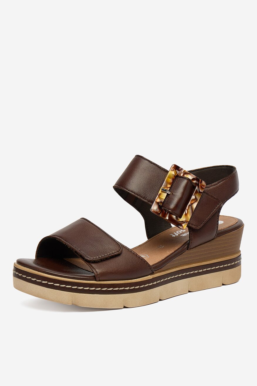 
                Remonte - Sandały skórzane - 5906751790472