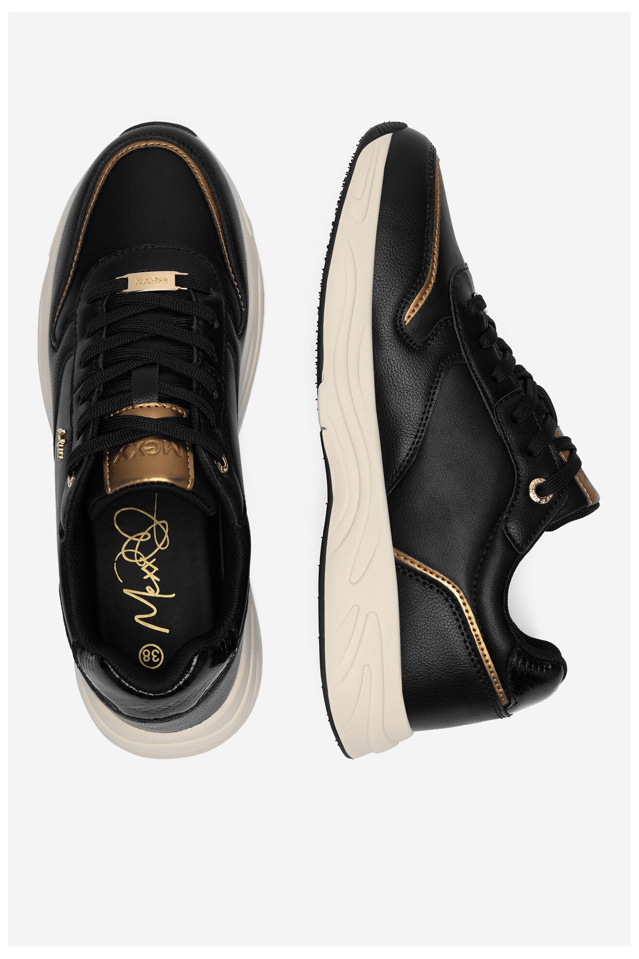 Sneakerși Mexx MI001009143W NEGRU