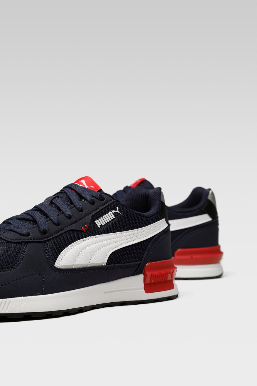 
                Puma - Obuwie sportowe granatowe sznurowane - 5903698840383
